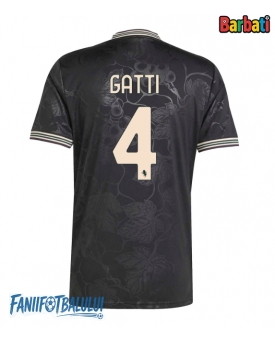 Juventus Federico Gatti #4 Tricou Fotbal Replică 2025-26 Barbati Treilea